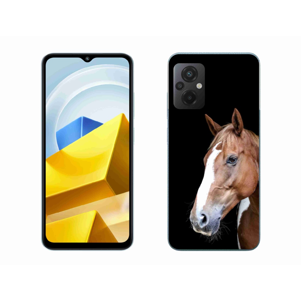 Gél borítás mmCase a Xiaomi Poco M5 4G-hez - barna ló 3