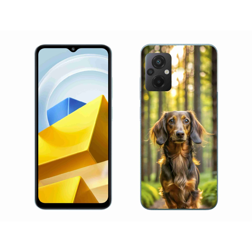 Gél borítás mmCase a Xiaomi Poco M5 4G-hez - tacskó 4