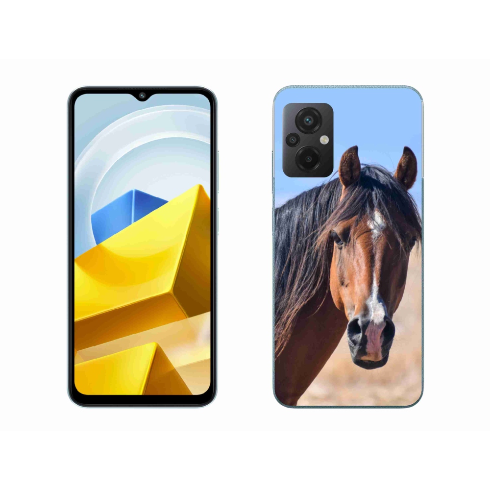 Gél borítás mmCase a Xiaomi Poco M5 4G számára - csendes ló