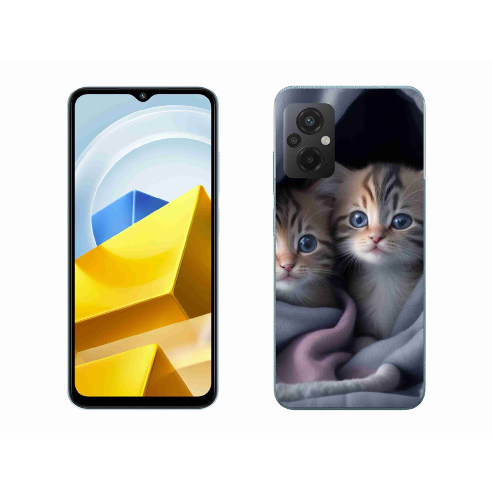 Gél borítás mmCase a Xiaomi Poco M5 4G-hez - cat duo 2