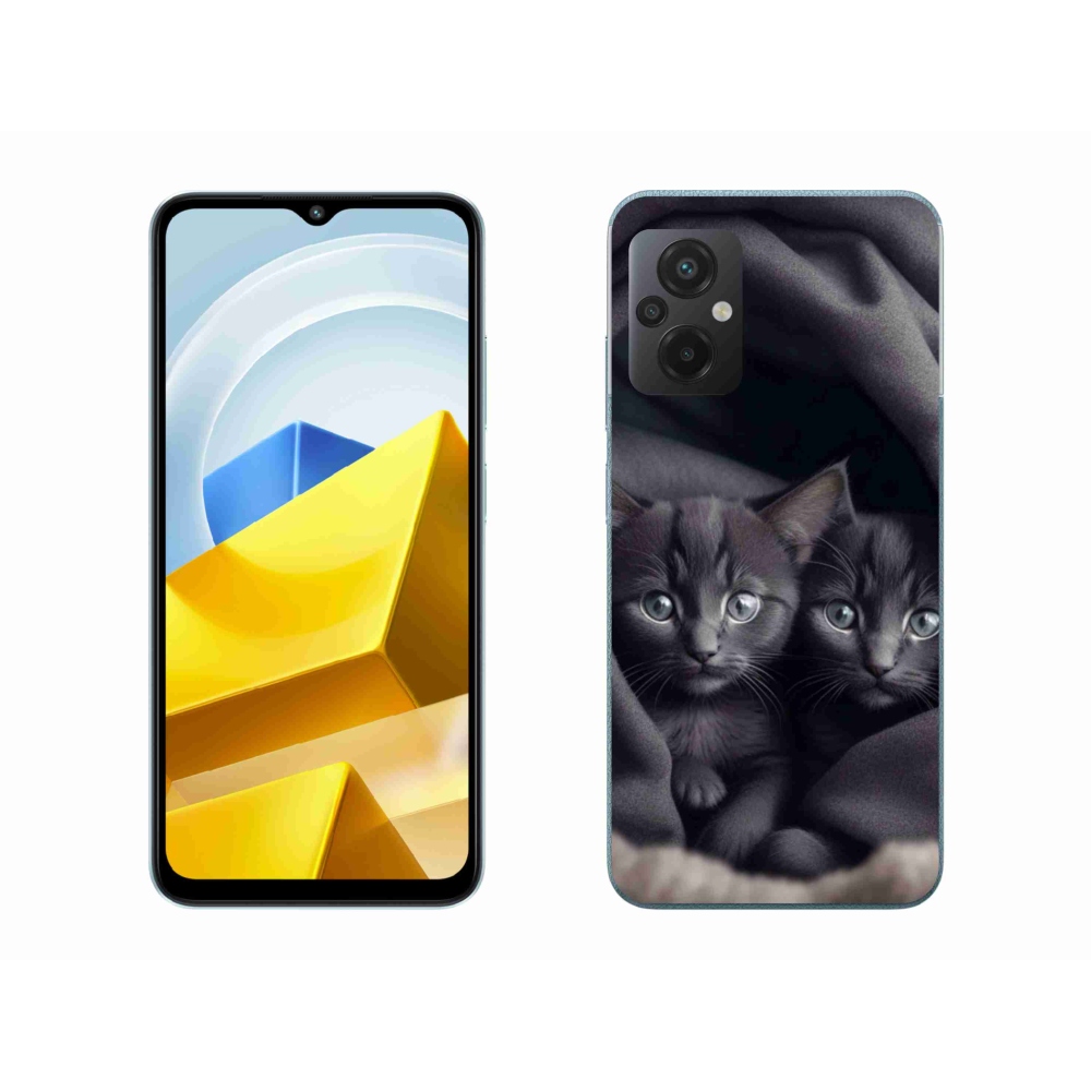 Gél borító mmCase a Xiaomi Poco M5 4G-hez - cat duo