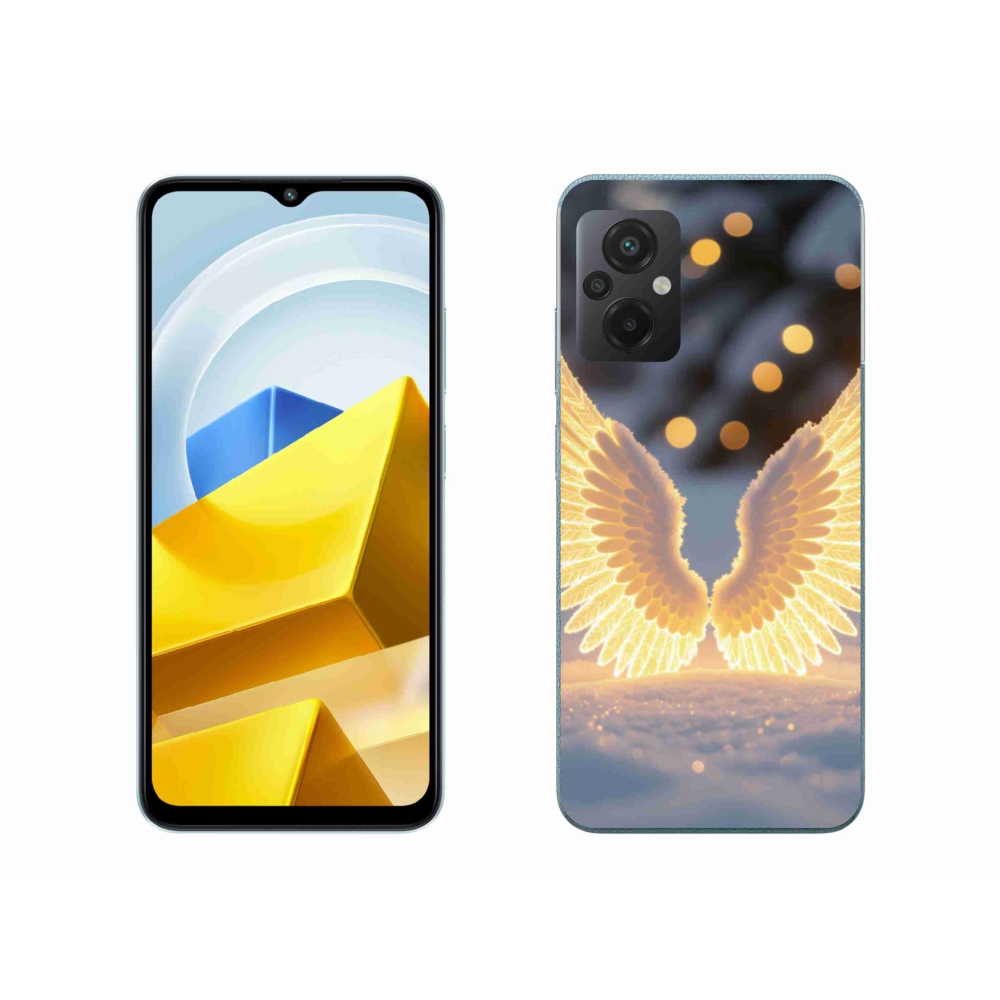 Gél borítás mmCase a Xiaomi Poco M5 4G-hez - szárnyak