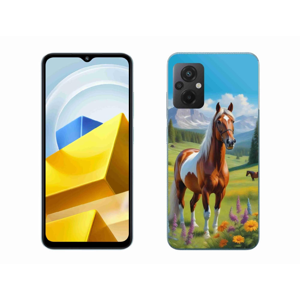 Gél borítás mmCase a Xiaomi Poco M5 4G-hez - ló a réten