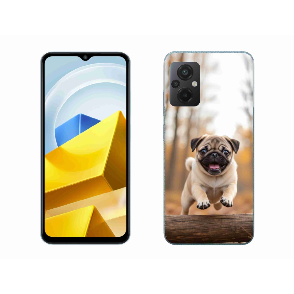 Gél borítás mmCase a Xiaomi Poco M5 4G-hez - mopsz 2