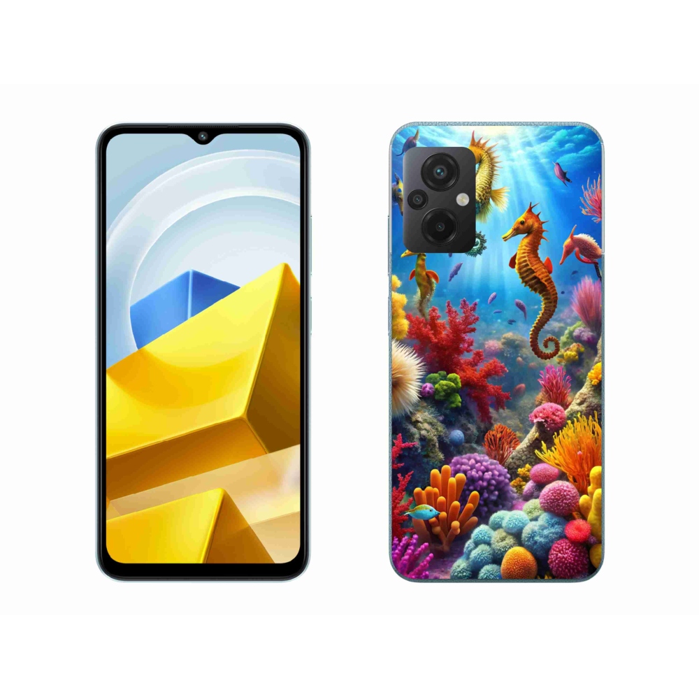 Gél borítás mmCase a Xiaomi Poco M5 4G-hez - Sea World 3