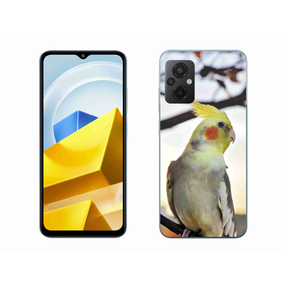 Gél borítás mmCase a Xiaomi Poco M5 4G-hez - papagáj korela