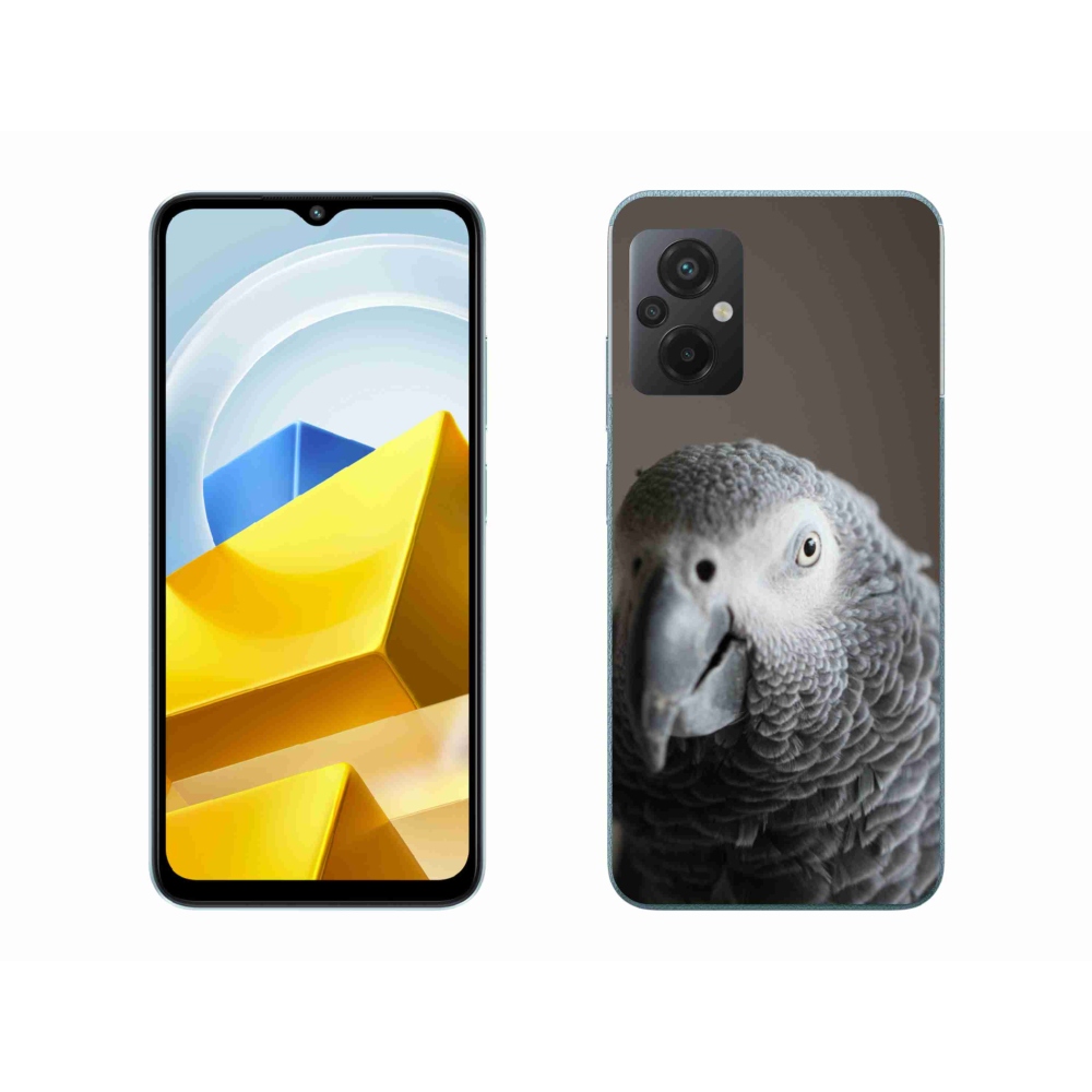 Gél borítás mmCase a Xiaomi Poco M5 4G-hez - papagáj jacco 2