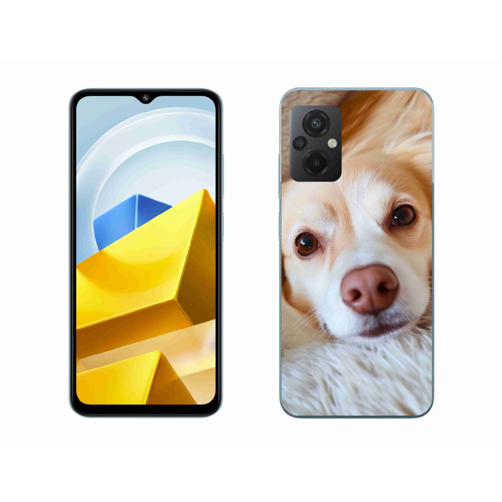 Gél borítás mmCase a Xiaomi Poco M5 4G-hez - Aranyos csivava