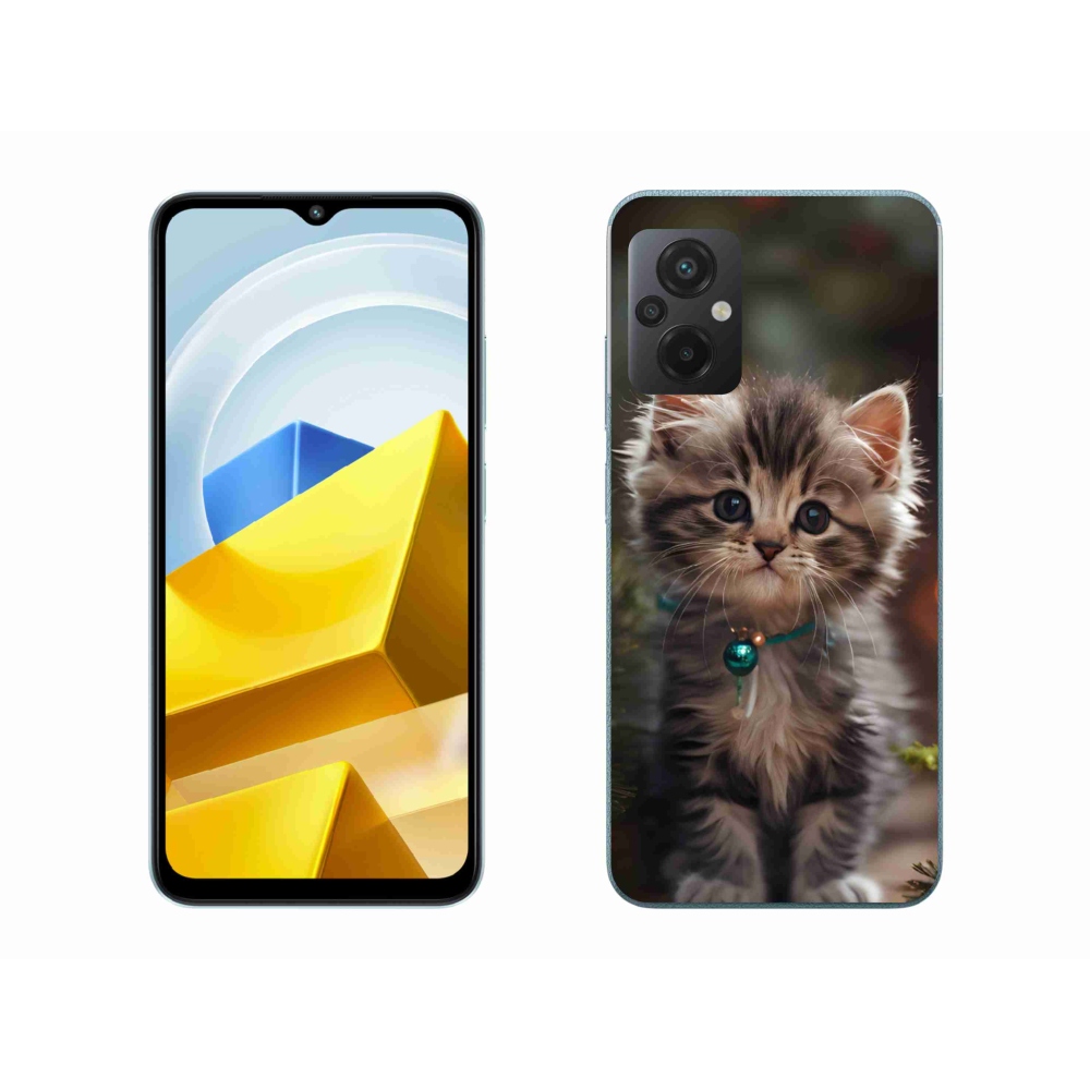 Gél borítás mmCase a Xiaomi Poco M5 4G-hez - aranyos cica 11