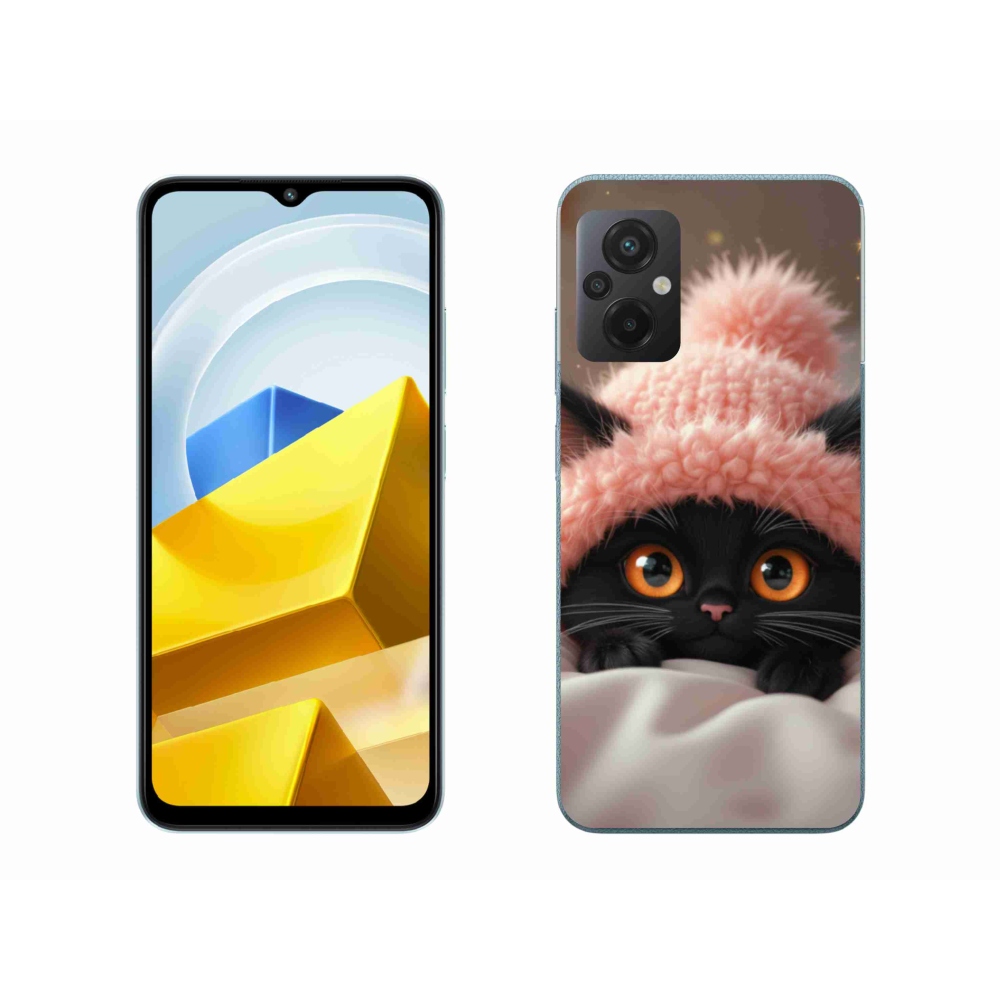 Gél borítás mmCase a Xiaomi Poco M5 4G-hez - aranyos cica 7