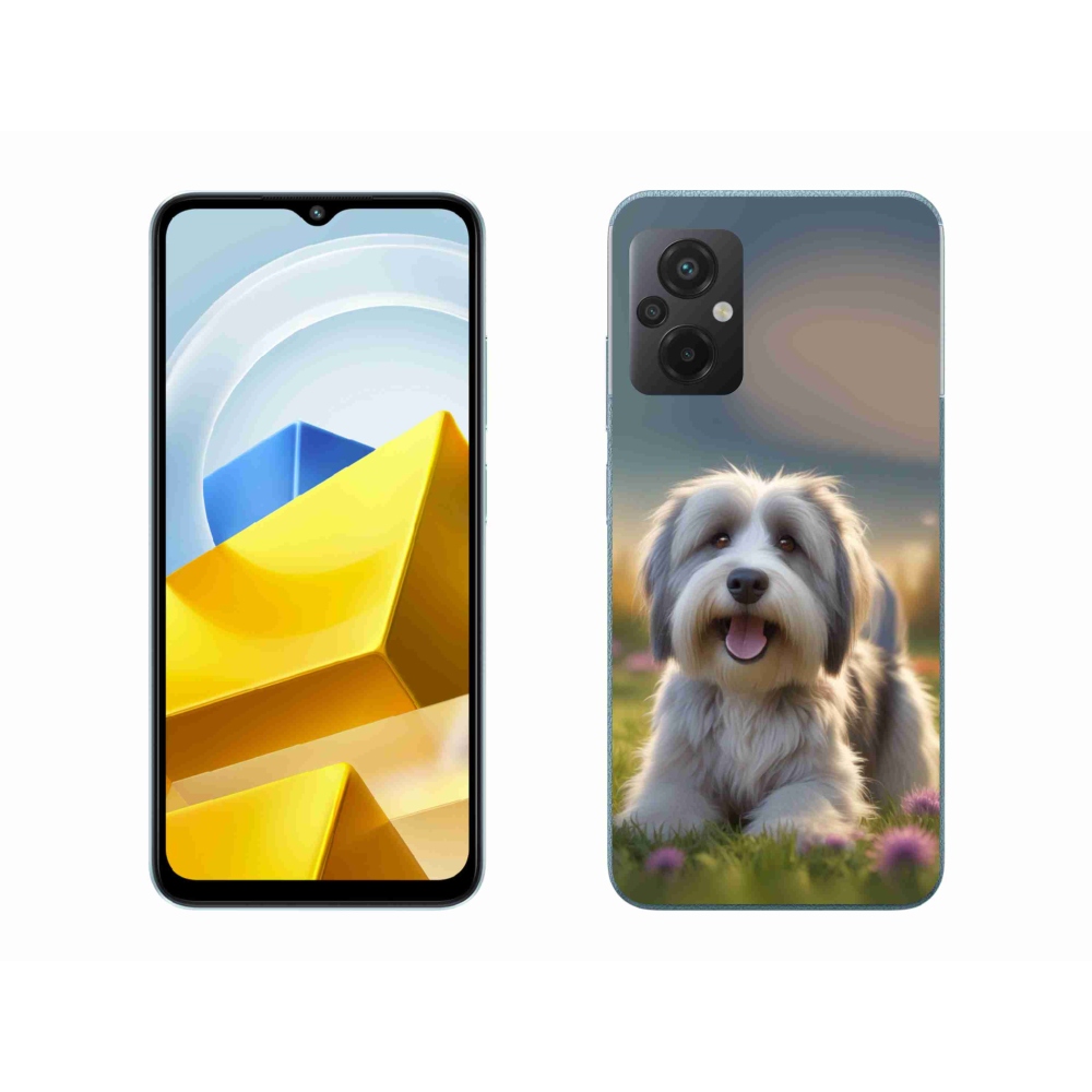 Gél borítás mmCase a Xiaomi Poco M5 4G-hez - aranyos havannai kutya