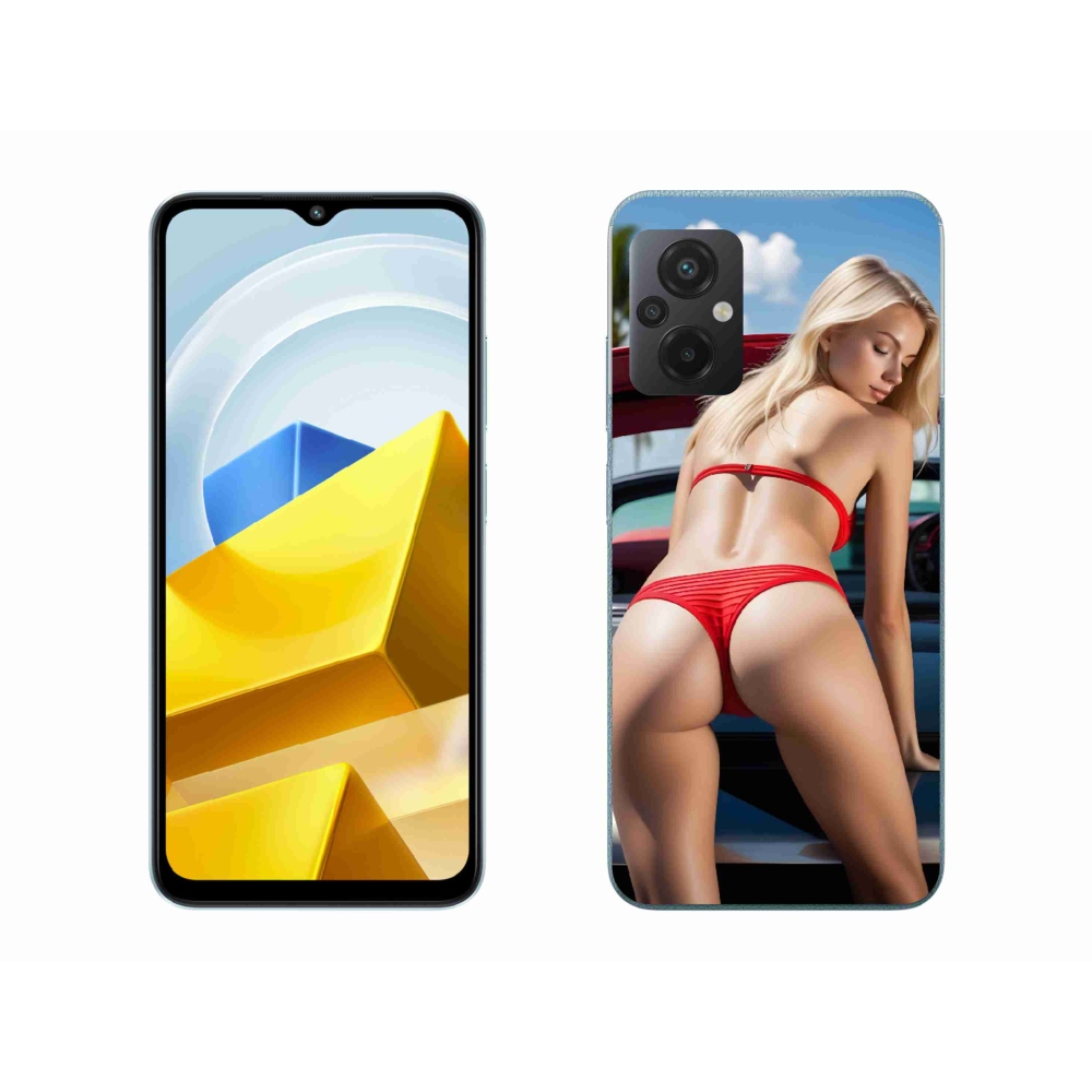 Gél borítás mmCase a Xiaomi Poco M5 4G-hez - szexi nő 2