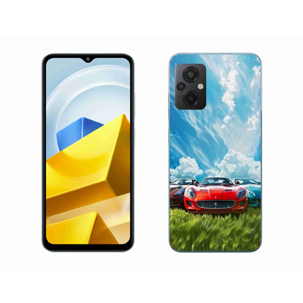 Gél borító mmCase a Xiaomi Poco M5 4G-hez - sportkocsik
