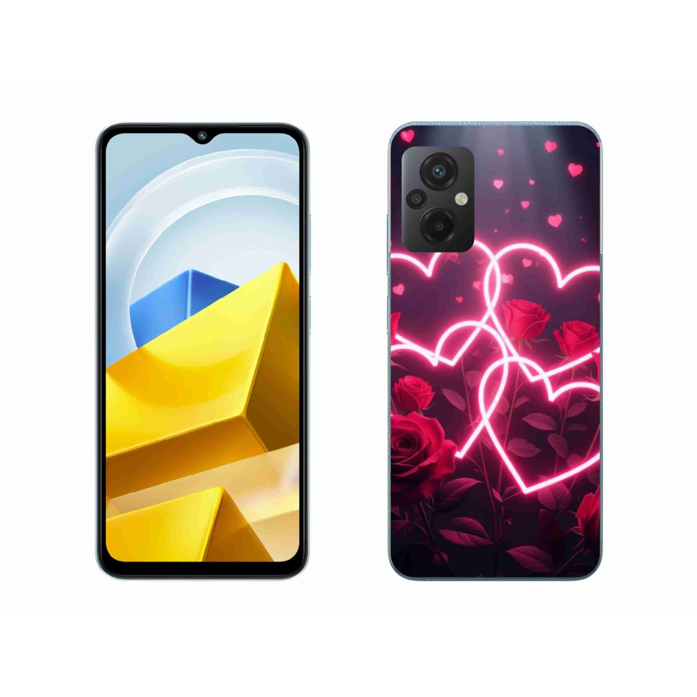 Gél borítás mmCase a Xiaomi Poco M5 4G-hez - a szerelem szíve