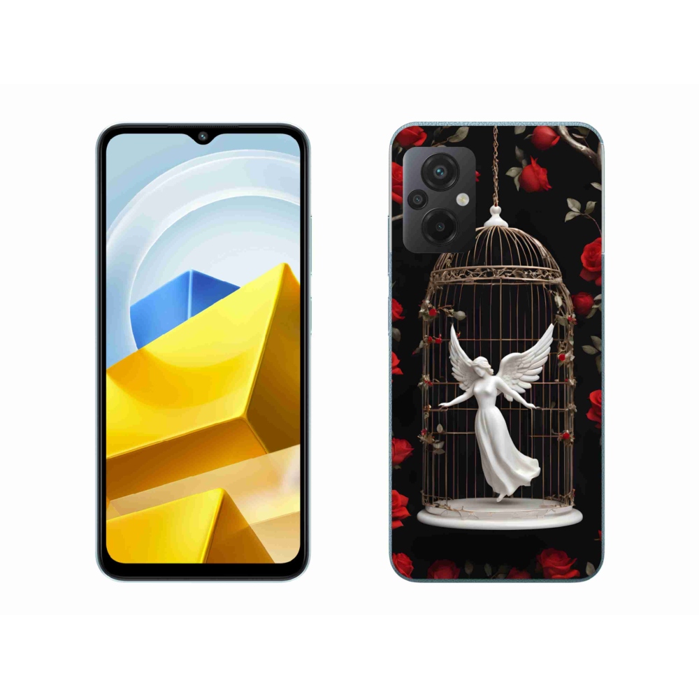 Gél borítás mmCase a Xiaomi Poco M5 4G-hez - csapdába esett angyal