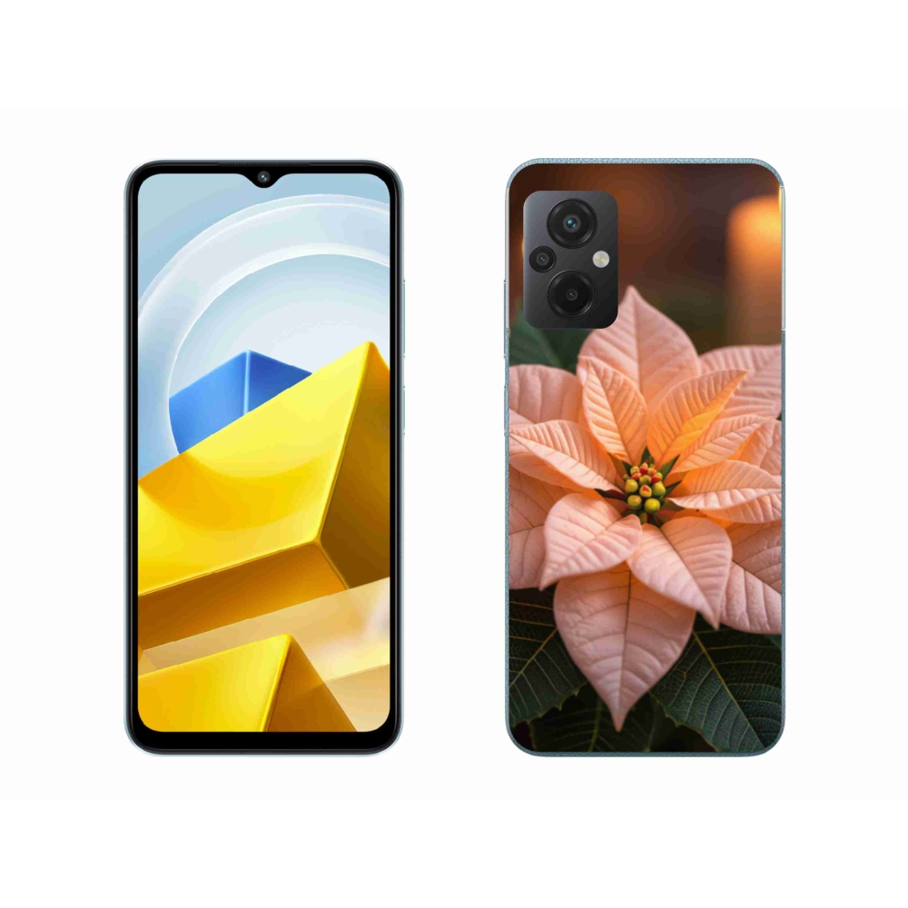 Gél borítás mmCase a Xiaomi Poco M5 4G-hez - Karácsonyi csillag