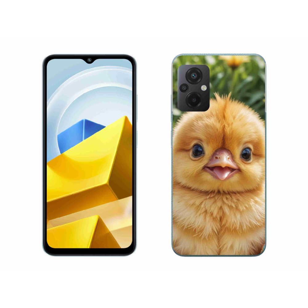 Gél borító mmCase a Xiaomi Poco M5 4G-hez - boldog csaj