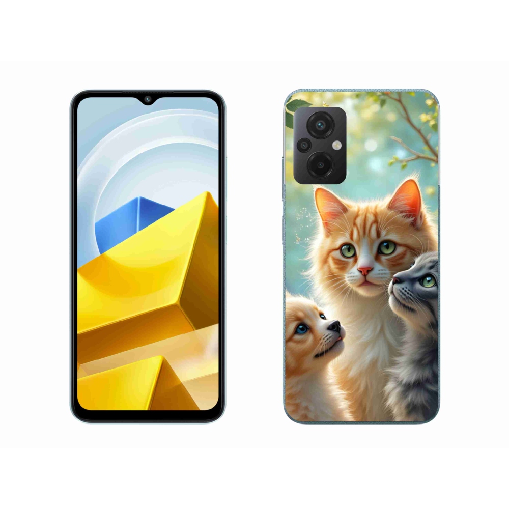 Gél borítás mmCase a Xiaomi Poco M5 4G-hez - állatbarátság 2