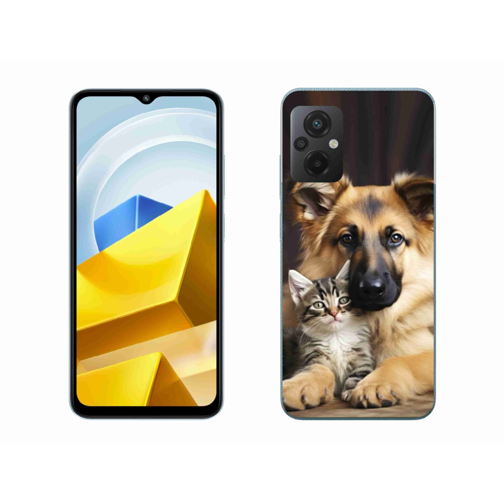 Gél borítás mmCase a Xiaomi Poco M5 4G-hez - állatbarátság