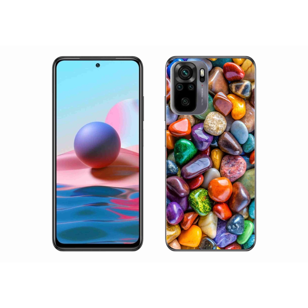 Gél borítás mmCase a Xiaomi Poco M5s készülékhez - színes strasszkövek