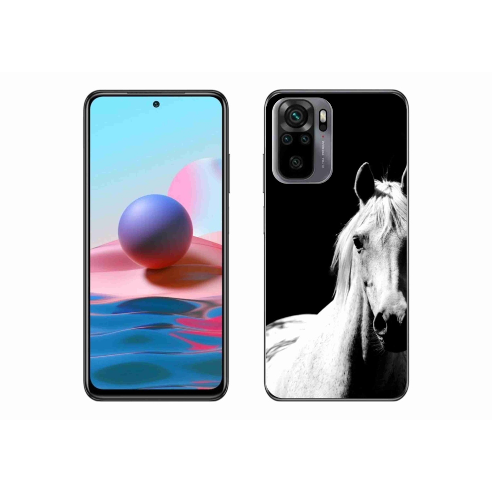 Gél borítás mmCase a Xiaomi Poco M5s számára - fehér ló 5