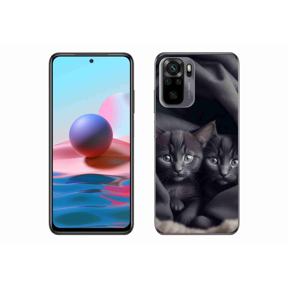 Gél borítás mmCase a Xiaomi Poco M5s készülékhez - cat duo