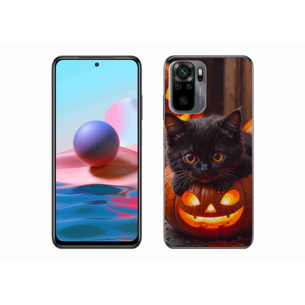 Gél borítás mmCase a Xiaomi Poco M5s készülékhez - cica és tök