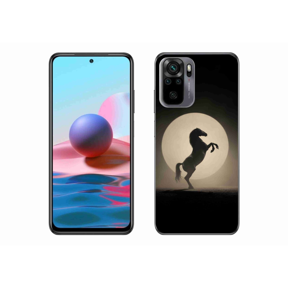 Gél borítás mmCase a Xiaomi Poco M5s készülékhez - ló sziluettben