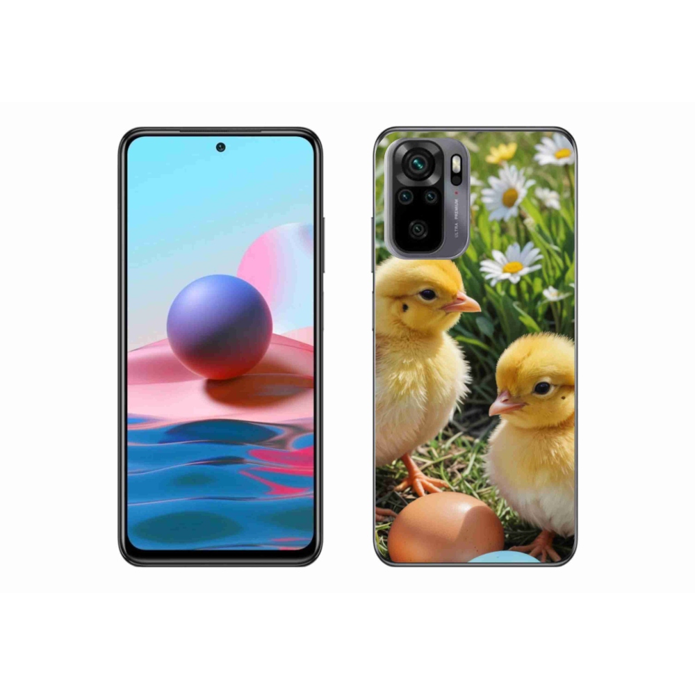 Gél borítás mmCase a Xiaomi Poco M5s készülékhez - csirkék