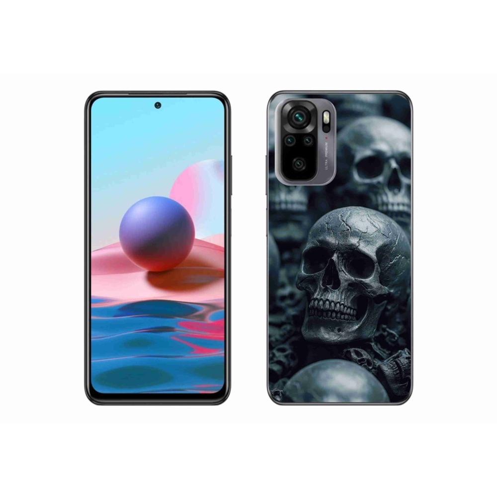 Gél borítás mmCase a Xiaomi Poco M5s készülékhez - koponya 2