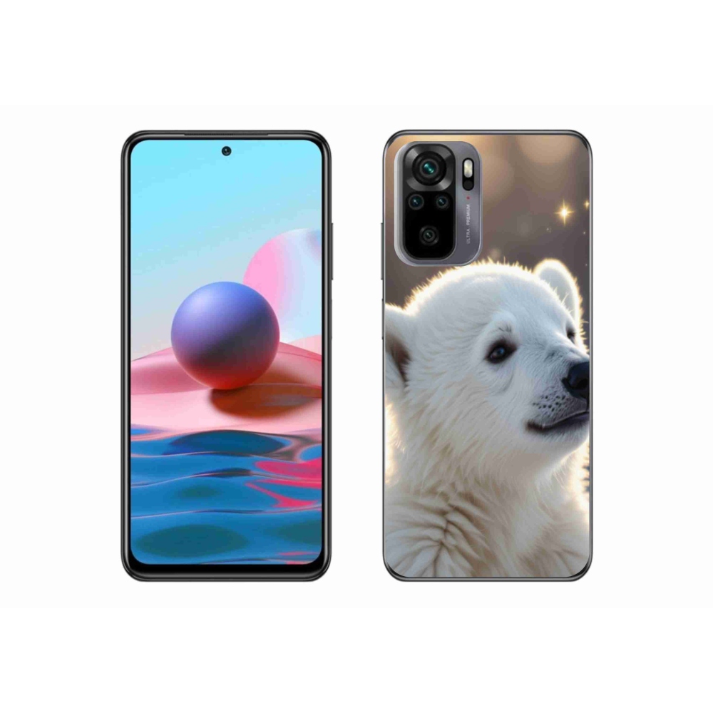 Gél borítás mmCase a Xiaomi Poco M5s készülékhez - jegesmedve