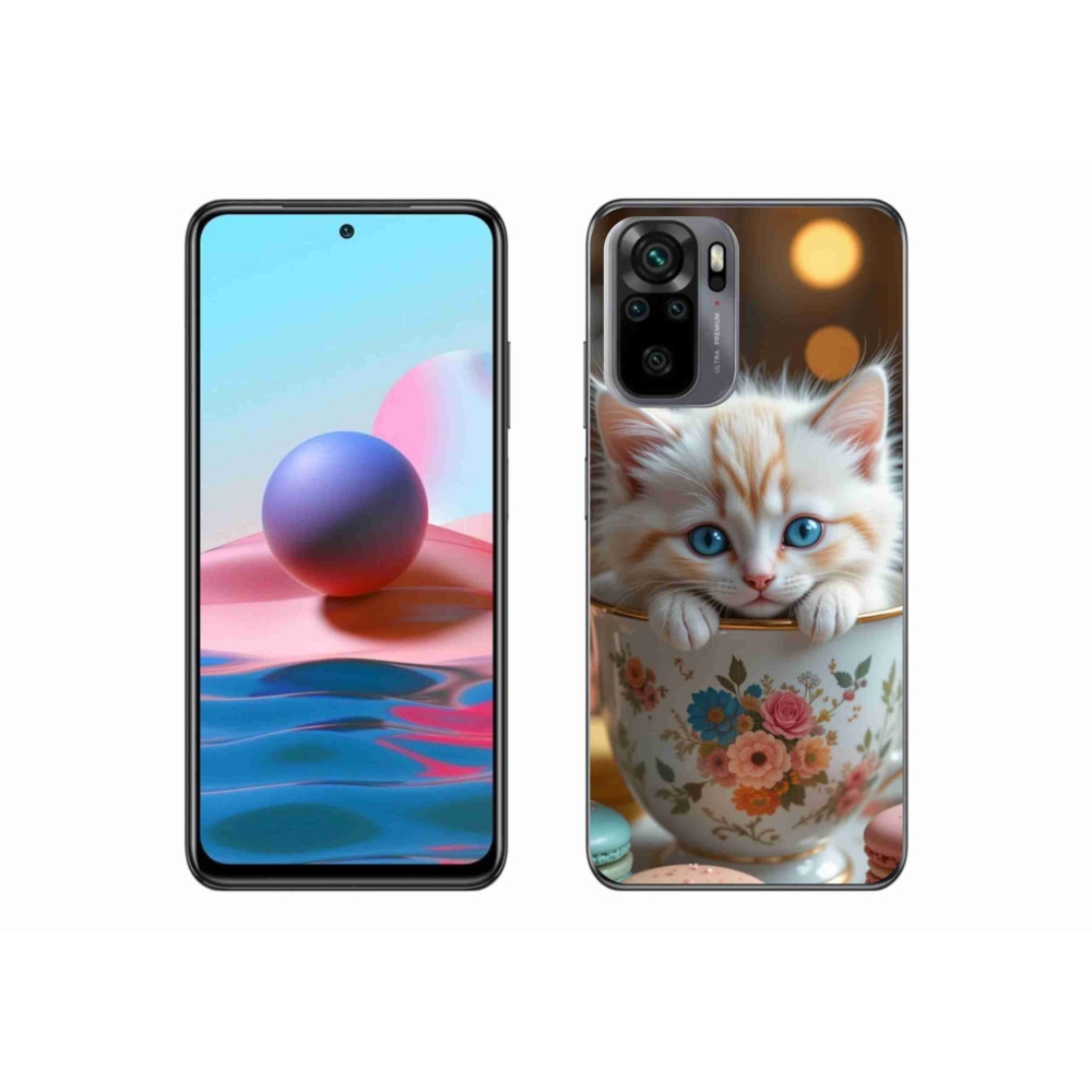 Gél borítás mmCase a Xiaomi Poco M5s számára - aranyos cica 6