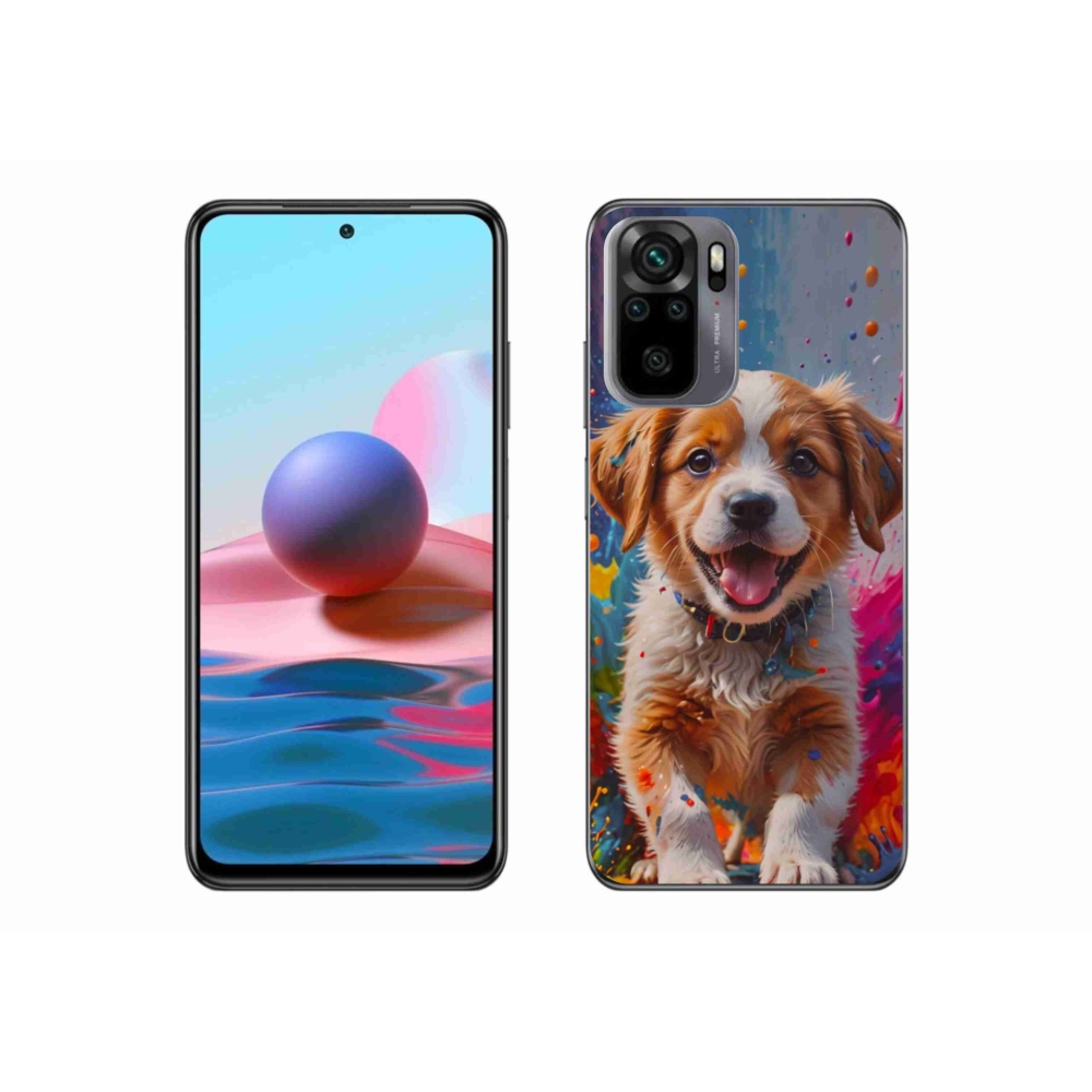 Gél borítás mmCase a Xiaomi Poco M5s számára - aranyos kiskutya 3