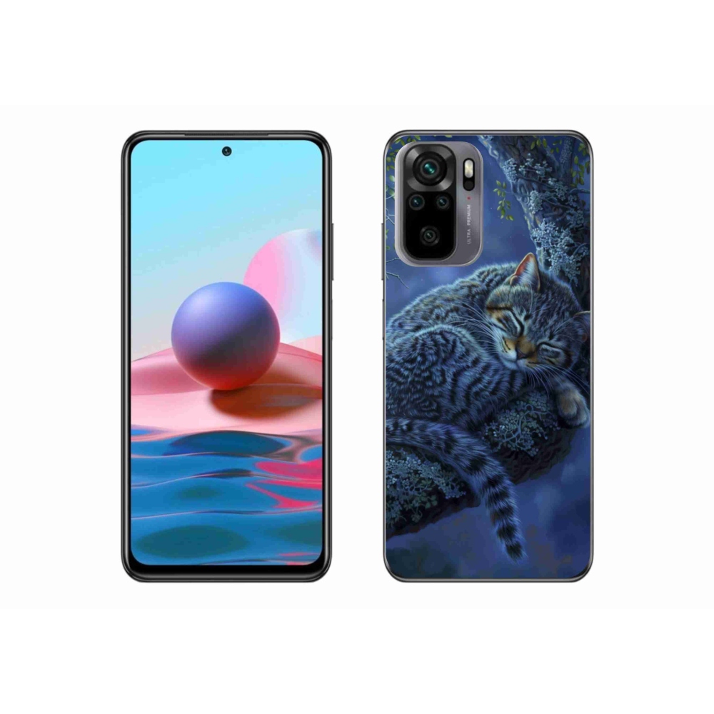 Gél borítás mmCase a Xiaomi Poco M5s készülékhez - alvó macska