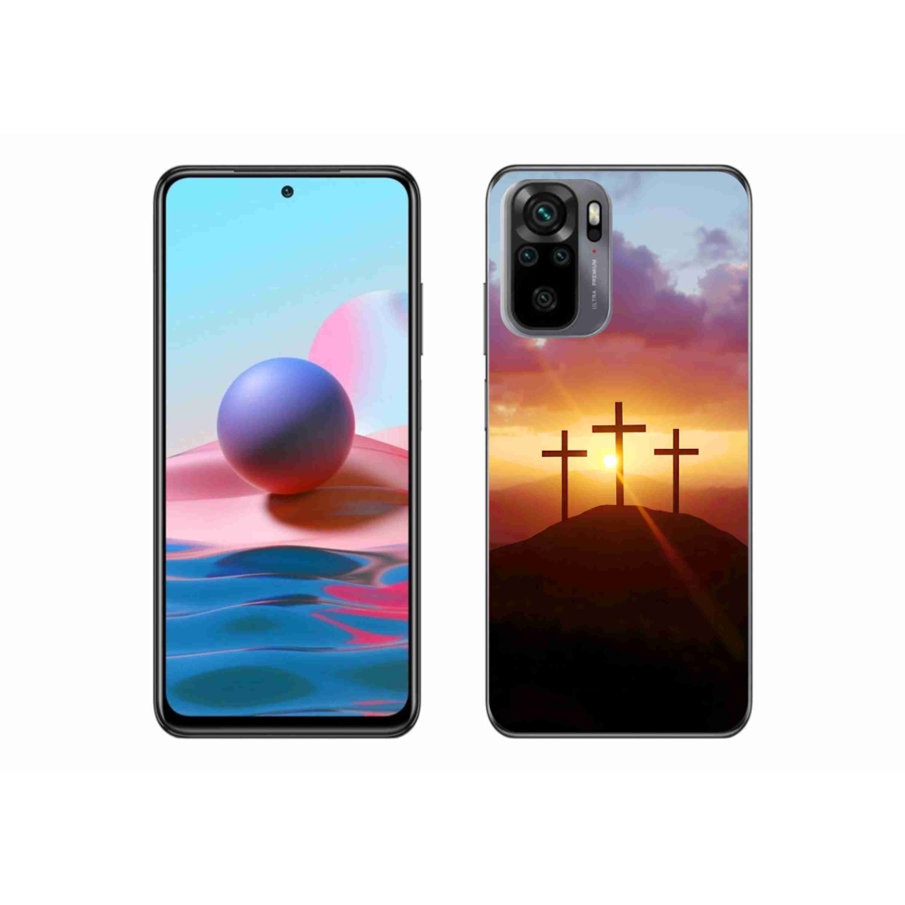 Gél borítás mmCase a Xiaomi Poco M5s készülékhez - három kereszt