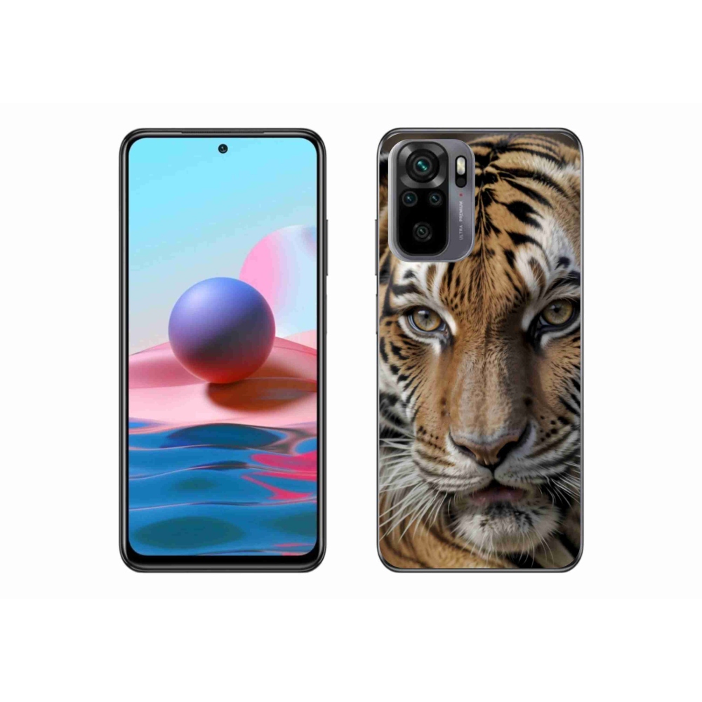 Gél borítás mmCase a Xiaomi Poco M5s készülékhez - tigris nézet