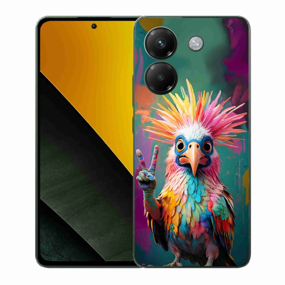Gél borítás mmCase a Xiaomi Poco M7 Pro 5G számára - színes lázadó
