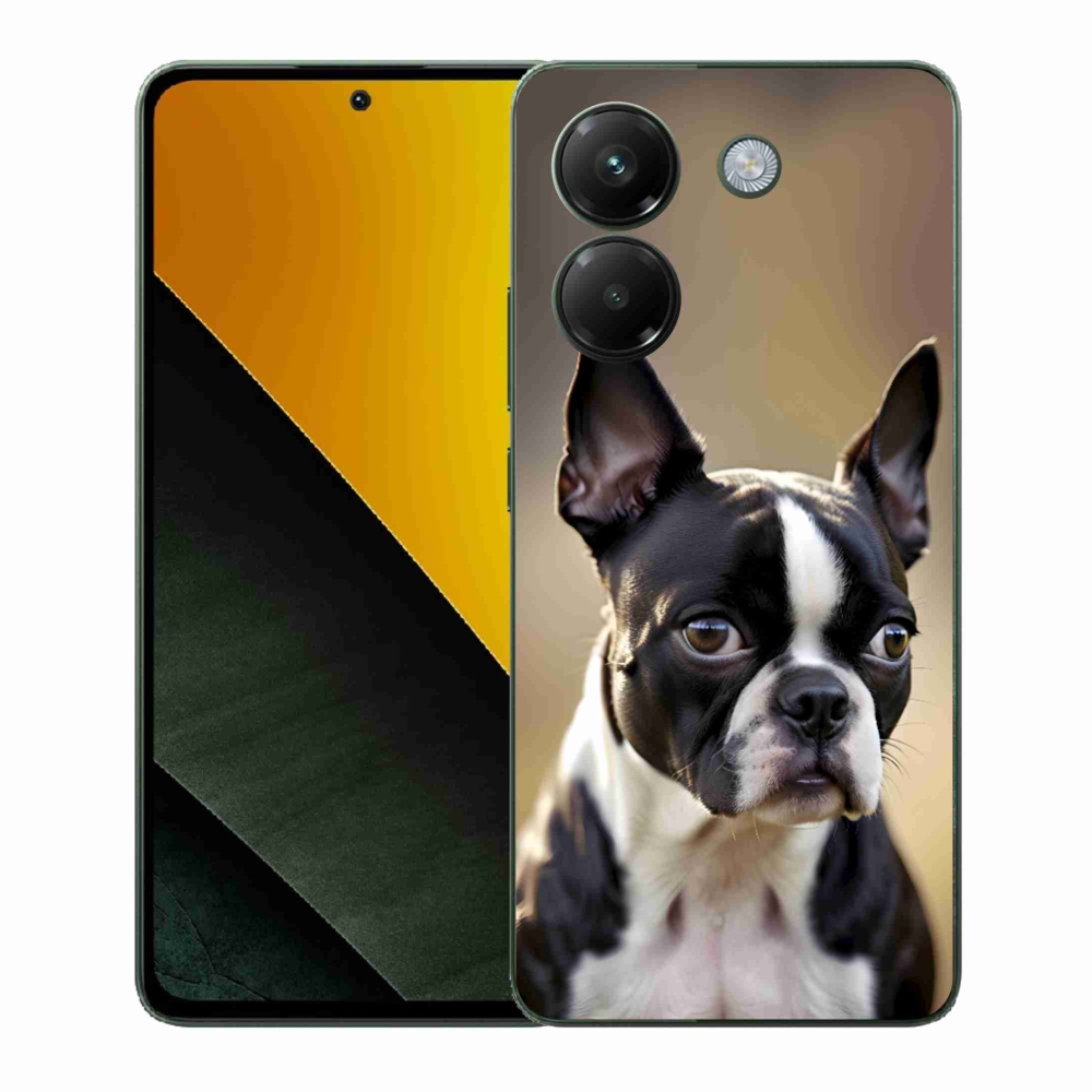 Gél borítás mmCase a Xiaomi Poco M7 Pro 5G számára - Boston Terrier