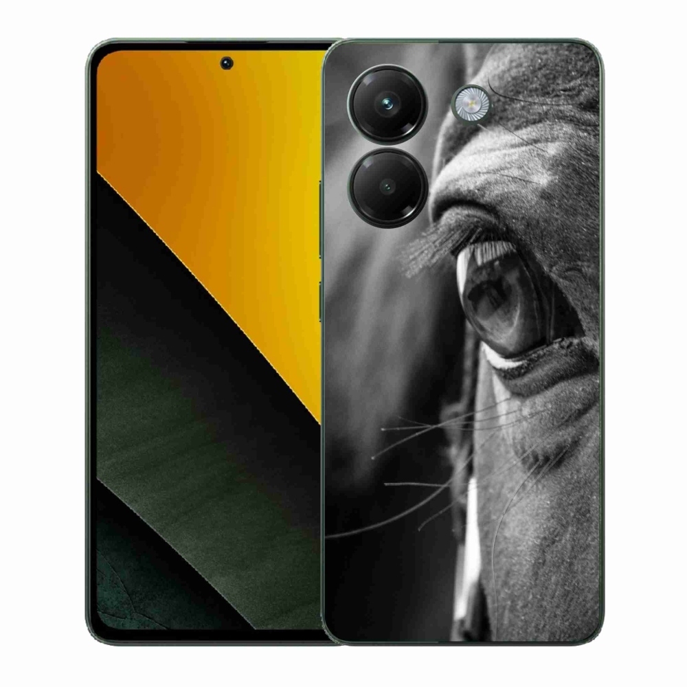 Gél borítás mmCase a Xiaomi Poco M7 Pro 5G számára - ló nézet