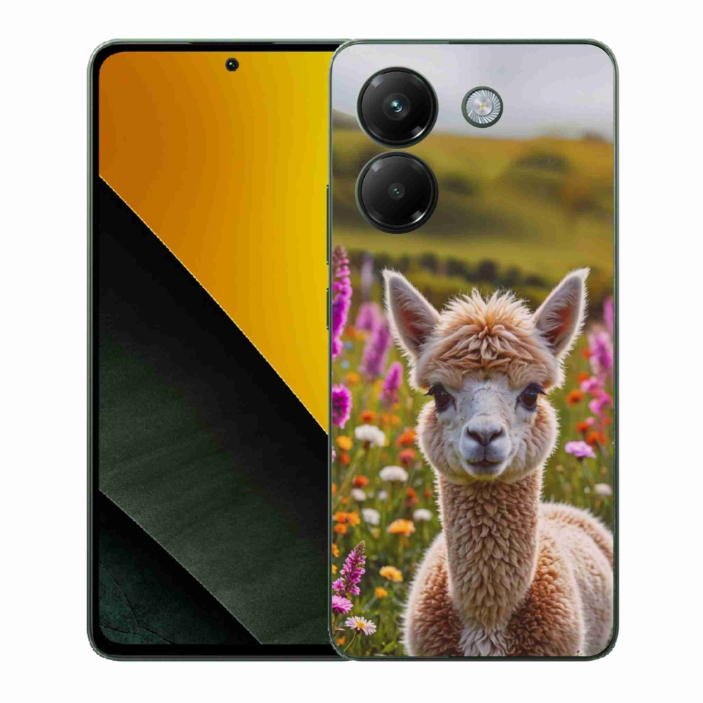 Gél borítás mmCase a Xiaomi Poco M7 Pro 5G számára - láma a réten