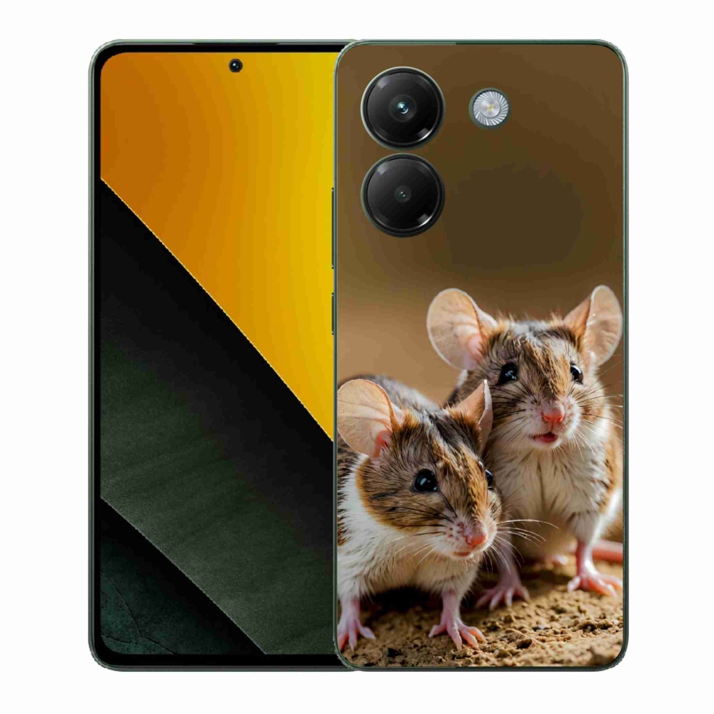 Gél borítás mmCase a Xiaomi Poco M7 Pro 5G számára - egér duó