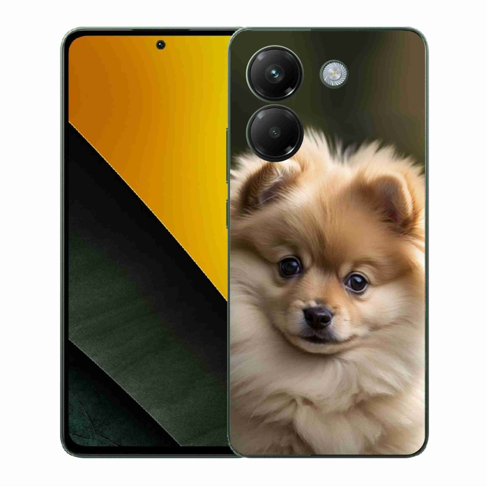 Gél borítás mmCase a Xiaomi Poco M7 Pro 5G-hez - aranyos pomerániai 2