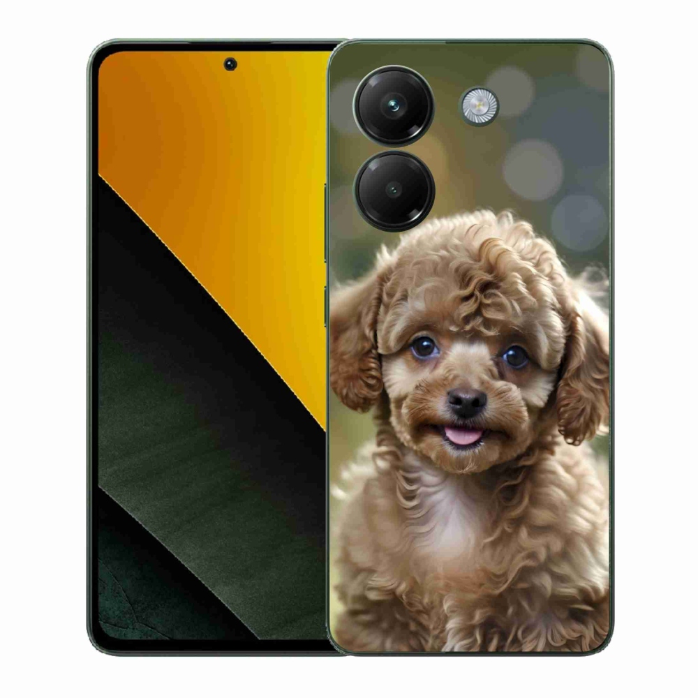 Gél borítás mmCase a Xiaomi Poco M7 Pro 5G számára - aranyos uszkár