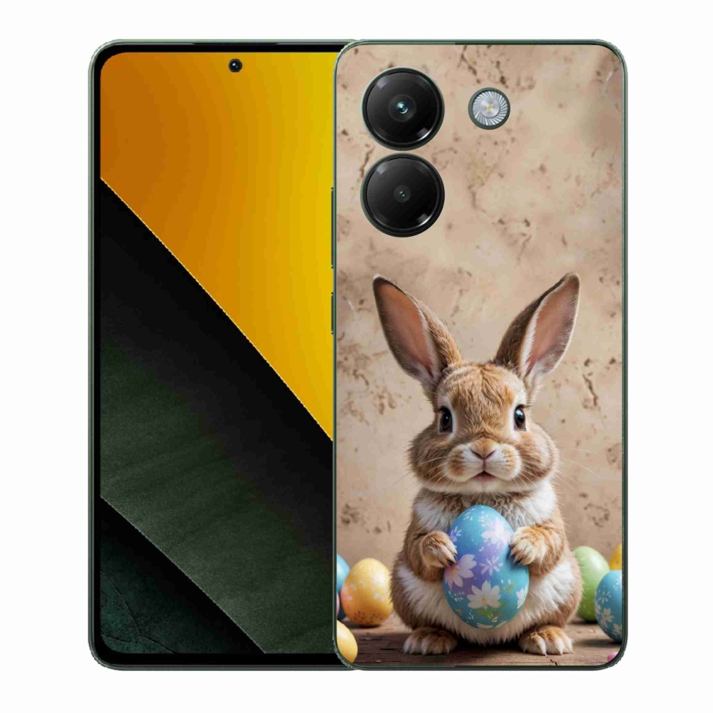 Gél borítás mmCase a Xiaomi Poco M7 Pro 5G számára - Húsvéti nyuszi