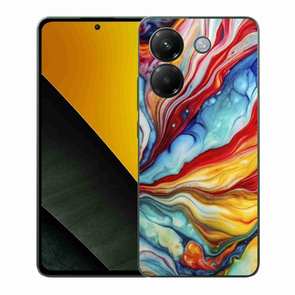 Gél borítás mmCase a Xiaomi Poco M7 Pro számára - absztrakt motívum 58