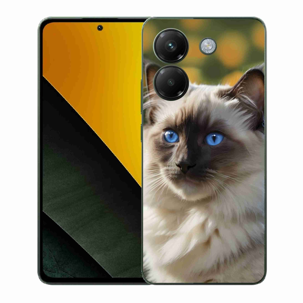 Gél borítás mmCase a Xiaomi Poco M7 Pro készülékhez - fehér rongybaba