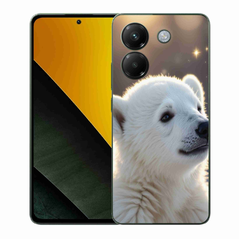 Gél borítás mmCase a Xiaomi Poco M7 Pro készülékhez - jegesmedve