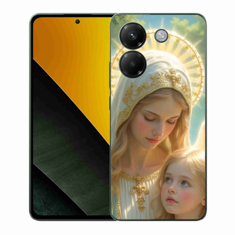 Gél borítás mmCase a Xiaomi Poco M7 Pro számára - vallási motívum 2