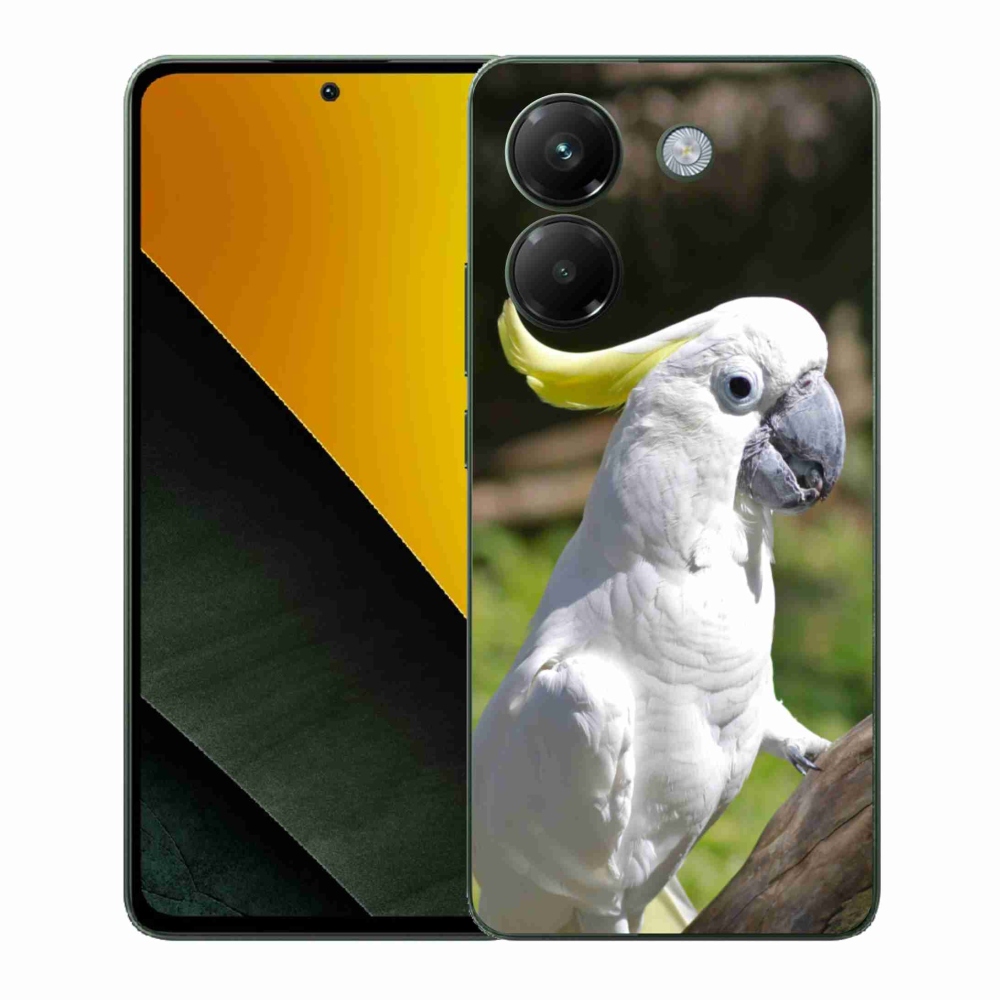 Gél borítás mmCase a Xiaomi Poco M7 Pro készülékhez - papagáj kakadu 2