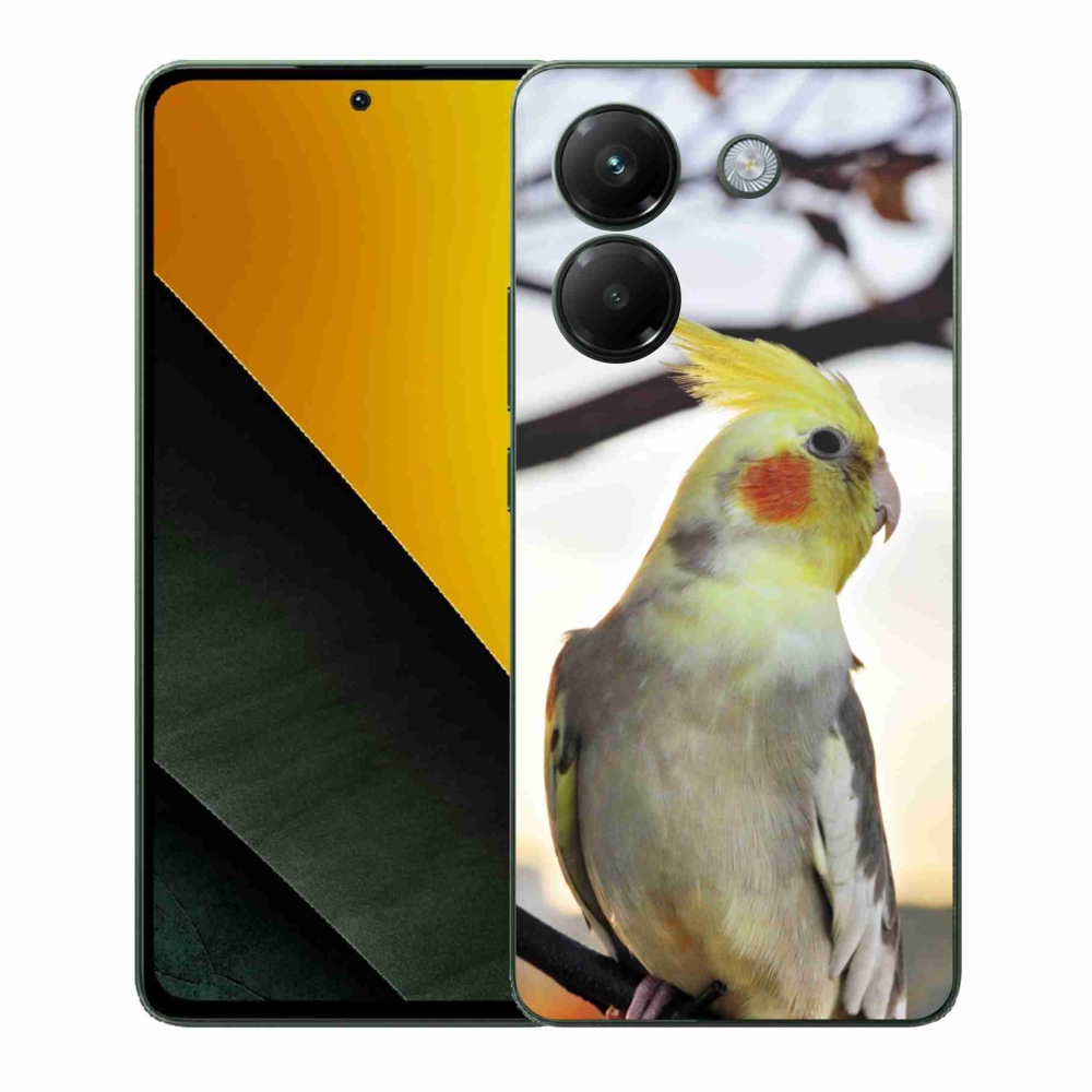 Gél borítás mmCase a Xiaomi Poco M7 Pro készülékhez - papagáj korela